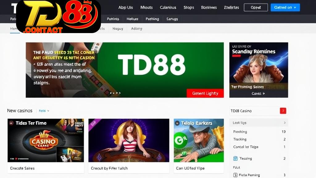 Khám Phá Thế Giới Của <strong>Casino TD88</strong> - Nơi Trải Nghiệm Đỉnh Cao Tổng Quan Về Casino TD88